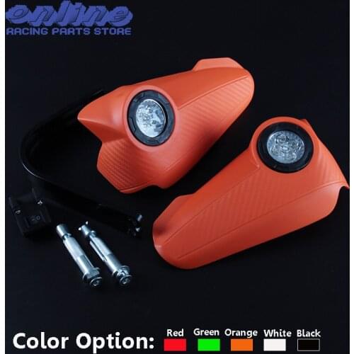 Motorcycle motorcross Vision Led Handguards Hand Guard with light Fit Supermoto For ADV DUKE LC4 200 640 690 990 SMR