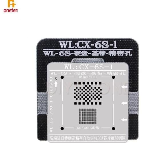 WL Nand BGA Stencil for iphone6 6s 7 8 XS MAX Plus NAND processor BGA Reball Tin Net HDD Baseband Stencil Great Repairing Base