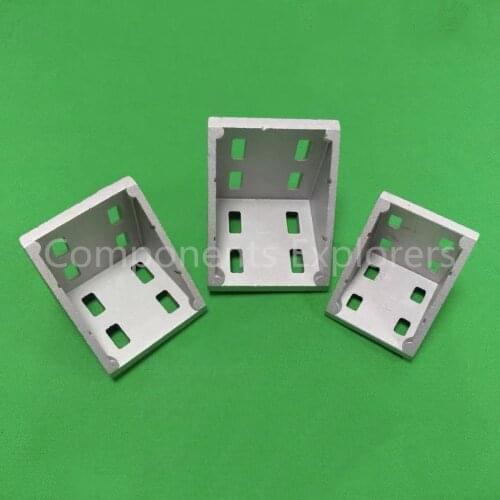 9090 100100 Corner Bracket L Connector Bracket Fastener Corner Fitting Angle For 9090 100100 Aluminum Profile
