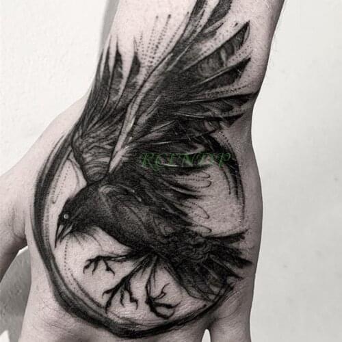 Waterproof Temporary Tattoo Sticker eagle wing Fake Tatto Flash Tatoo Hand Arm middle size art Tattoos for boy Women Men