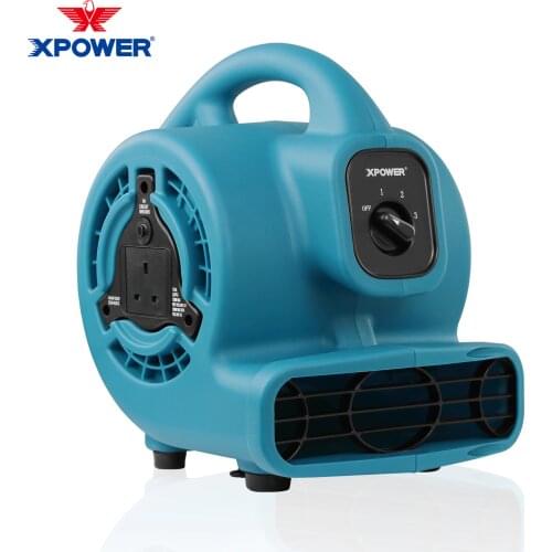 XPower P-80A Mini Mighty Air Mover Floor Fan Dryer Utility Air Blower Outdoor Lawn House Hotel Supermarket Industrial Blower