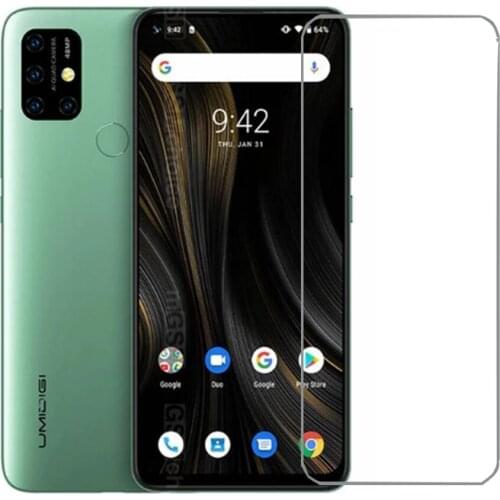 Tempered Glass 9H 2.5D Protective Film For UMIDIGI Power 3 / UMIDIGI F2 6.53" Explosion-proof Clear LCD Screen Protector Case