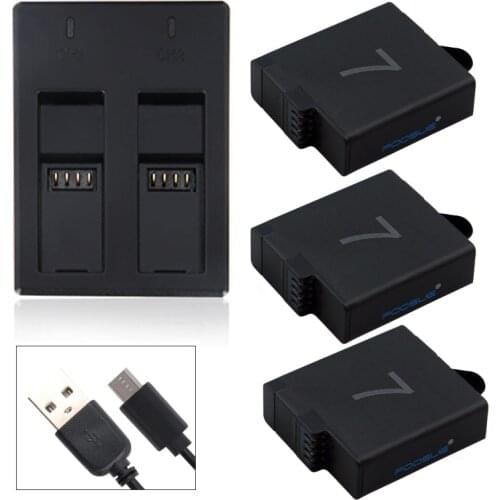 Go pro Charger batterie for gopro hero 5 black Hero5 hero7 HERO6 battery for GoPro Hero 7 hero 8 for gopro hero 6 battery