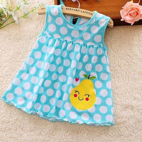 ZWY636 Baby Girls Dress Baby girl summer clothes Baby Dress Princess 2-8years Cotton Clothing Dress Girls Clothes Low Price