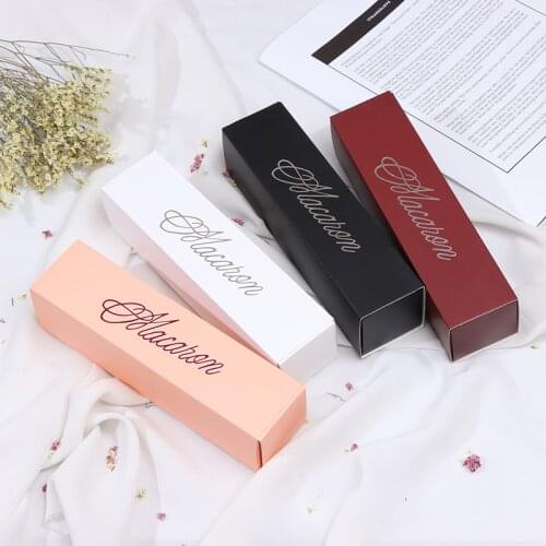1Pc Macaron Packing Box Beautifully Packaged Wedding Party Cake Storage Biscuit Paper Box Cake Decoration Baking Accessories