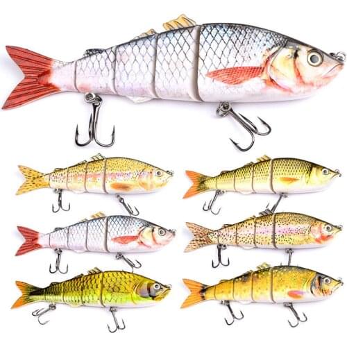 1PCS Multi section 5 Segment Fishing Fish Lure Swimbait Crankbait Minnow 26cm/177g