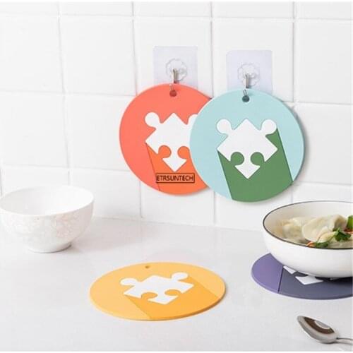 200pcs Round Heat Resistant Silicone Mat Drink Cup Coasters Non-slip Pot Holder Table Placemat Kitchen Accessories