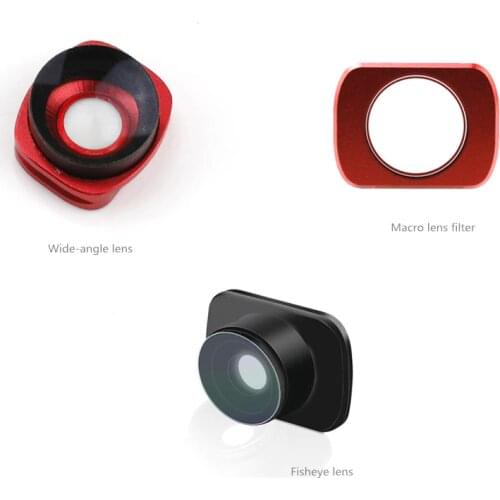 3 pcs/set Wide-angle lens & fisheye filter & macro lens Magnetic adsorption mount for DJI osmo Pocket camera Handheld gimbal