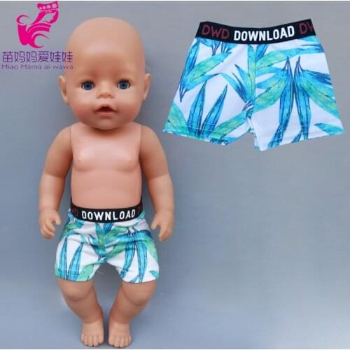 43 Cm Baby Doll Underwear 18 Inch Girl Boy Doll Underpants Doll Clothes Accessories