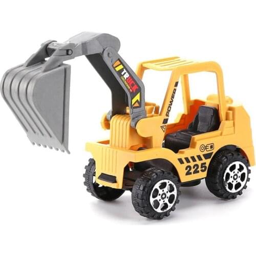 6Pcs Engineering Vehicle Kids Mini Car Toys Lot Vehicle Sets Educational Toys Plastic Engineering Vehicle Model Toys