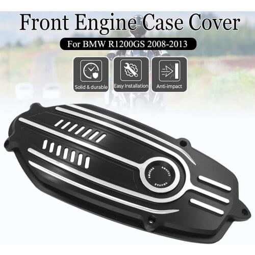 For BMW R1200GS R 1200 GS R1200 Motorcycle Aluminum Front Engine Case Cover Breast Plate Protector 2008 2009 2010 2011 2012 2013