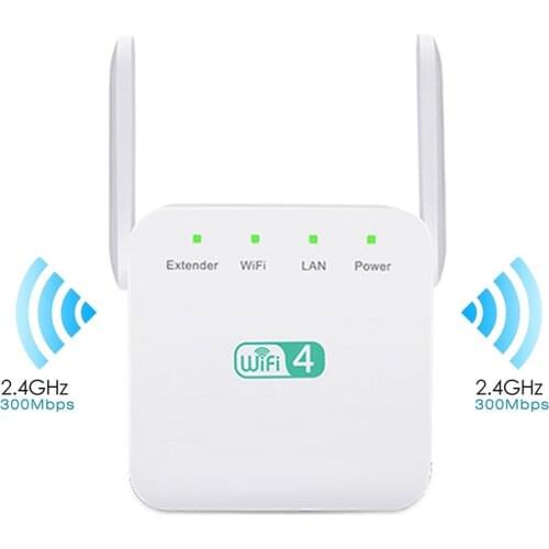 300Mbps Wireless WiFi Repeater Extender Amplifier 802.11N Wi Fi Booster Long Range Repiter Wi-fi Access Point AP Easy Setup