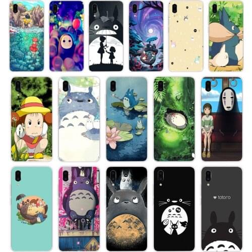 106FG Cute Totoro gift Soft Silicone Tpu Cover phone Case for Meizu Pro 7 Plus X8 C9 Pro Note 9 case