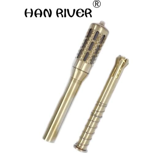 HANRIVER Household Big Moxa Roller Pure Copper Moxa Stick whole body Moxibustion Massage Moxa Roll Burner Stick Body Health Care