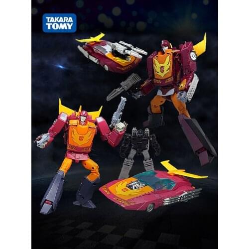 TAKARA TOMY 18cm Transformers Toys PVC Masterpiece Hot Rod KO MP-28 MP-40 Anime Action Figure Model Toy Kids Christmas Gifts