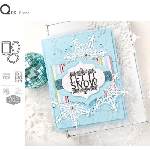 Square round Pattern Metal Cutting Dies Scrapbook New Stamps and Dies for Card Making Craft Clear Stamps and Dies Wholesale