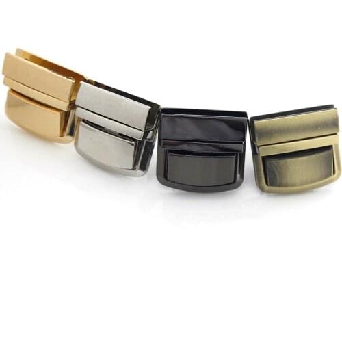 1pcs Metal Tongue Lock Fashion Lovely Push Lock For DIY Handbag Bag Purse Luggage Hardware Closure Bag Parts Accessories