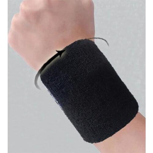 Cotton Wristbands Wrist Band Bands Sweatbands Sweat Band For Sport Tennis 5x8cm Athletic Tape Bracers Sports Protection