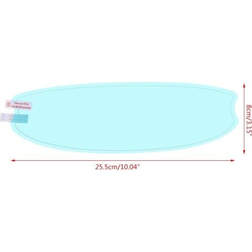 New Clear Anti-Fog Patch Film Universal Motorcycle Helmet Fog Resistant Lens for Full Half Face Off-road Helmets Accessories