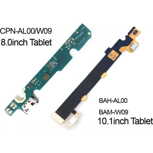 New USB Charging Charge Dock Plug Connector Microphone Flex Cable Huawei M3 Lite P2600 BAH-AL00/W09 CPN-AL00/W09