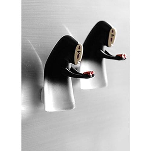 Spirited Away Hayao Miyazaki Japan Faceless man Upscale fridge magnet creative personalized message board magnetic stickers