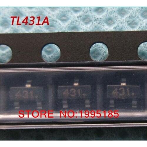 100pcs free shipping TL431A TL431 431 SOT23-3 Voltage References Adjustable Precision Shunt Regulator new original