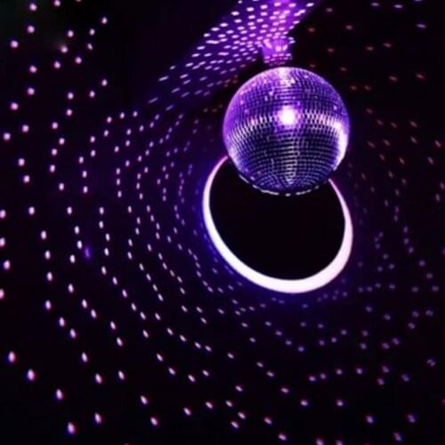 12 pieces of mirror disco ball stage lights rotating glass ball large party decoration ktv bar DJ lighting effect stage props