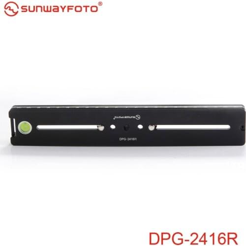 SUNWAYFOTO DPG-2416R Tripod Head Quick Release Plate for DSLR Camera Tripod Plate Professional Monopod Quick Release Plate