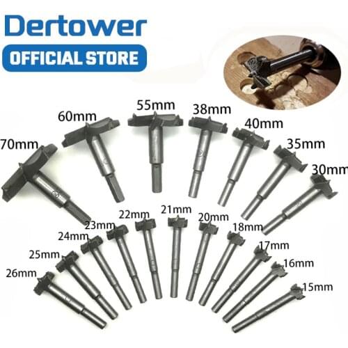 Forstner Wood Drill Bit Self Centering Hole Saw Cutter Woodworking Tools Set 15-100mm Carbon Steel Wooden Forstner Drill Bits