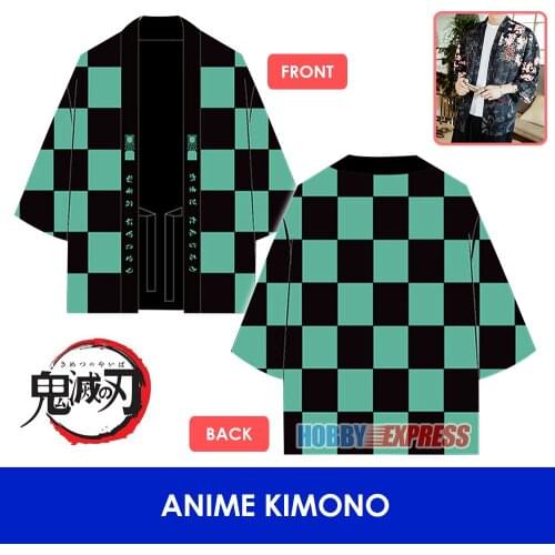 Hobby Express Japanese Anime Kimetsu no Yaiba FGO DAL Traditional Kimono Yukata Cardigan Cosplay Costume