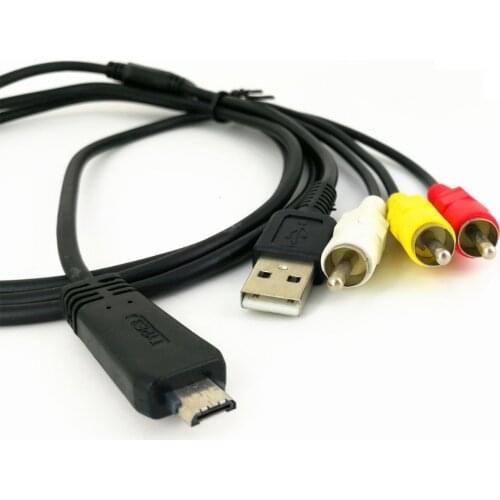 VMCMD3 VMC-MD3 MD3 USB AV Cord Cable for Sony Cybershot Camera DSC-W350 W360 W370 W380 W390