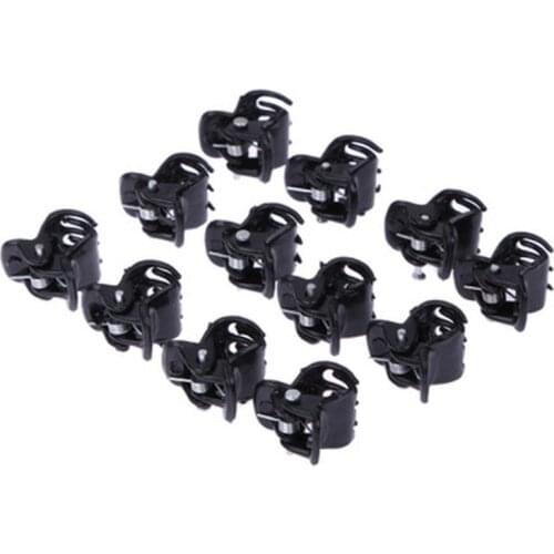 50Pcs/pack Women Hair Claw Black/Colorful Mini Hair Clips Girls Gifts Plastic Hair Clamp Accessories Wholesale