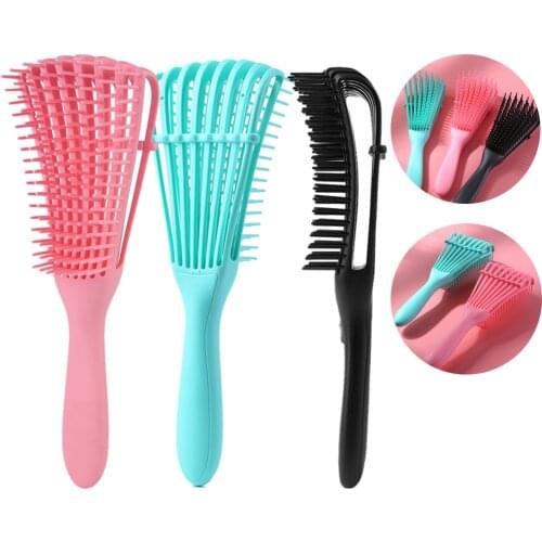 Women Hair Scalp Massage Comb Anti-static Detangle Hairbrush Wet Curly Hair Brush Hairdressing Styling Tools Detangling Brush