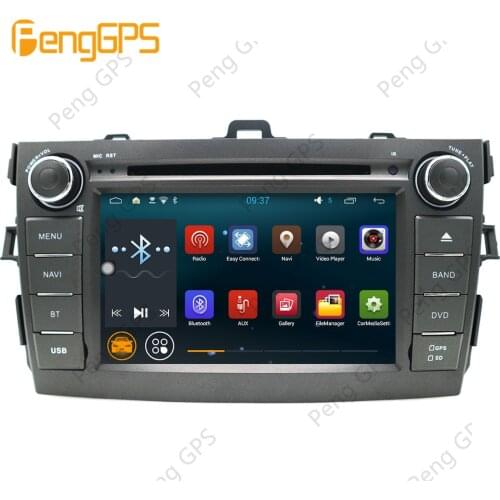 2 Din Android Car Radio for TOYOTA Corolla 2007-2013 Car CD DVD Player GPS Navigation HD Screen Austereo Headunit Quad Core