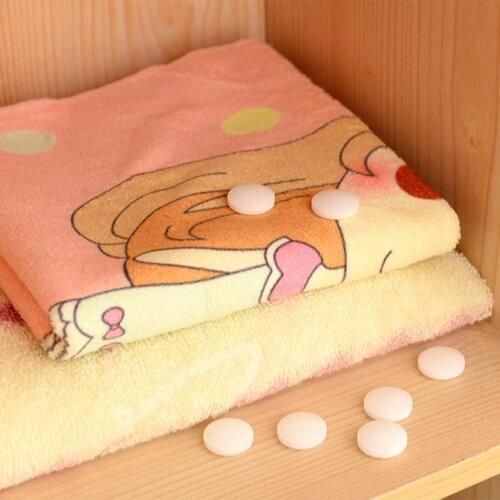 20pcs/bag Household Mothballs Anti-mold Moth Repellent Camphor Ball Pest Control Bedroom Wardrobe Drawer Deodorizer