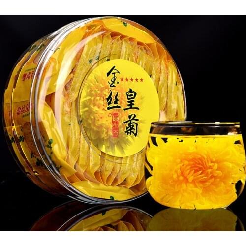 30bags/box A box Chrysanthemum Tea Gold Silk Royal Super Premium Tongxiang Chrysanthemum Tea Leaves Fire