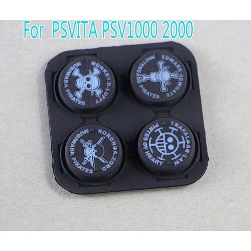 50sets Thumbstick Grip cat Cap Analog Joystick Protective Cover Button Pad Case For Sony PlayStation Psvita PSV 1000 2000