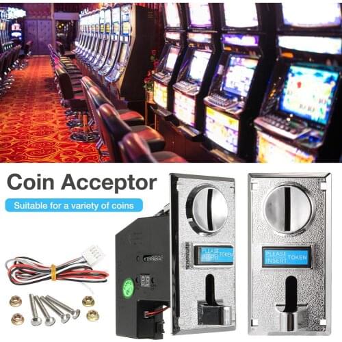 Coin Selector Acceptor For Arcade Video Games Vending Machine And Coin Operated Machine Support Multi Currency Coins