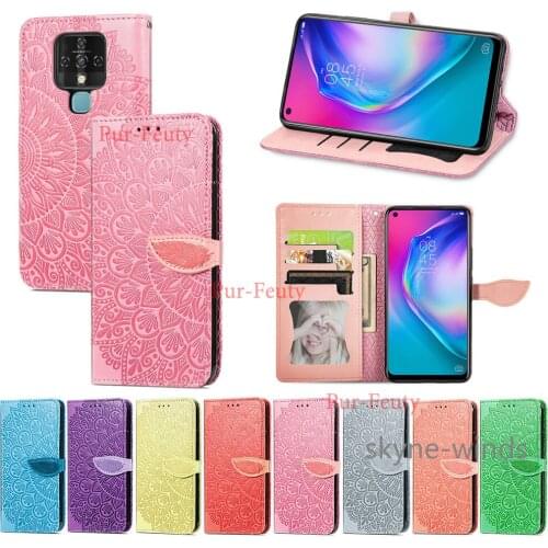 Flip wallet case for Tecno Comon 16 SE Dream Wings Series stand leather back cover for Tecno Comon 16SE coque fundas casing