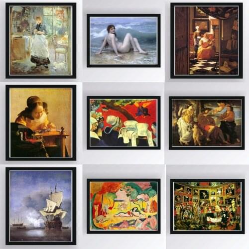 Edinburgh Scottish Classical Poster Canvas Print Painting Wall Art Living Room Home Decoration