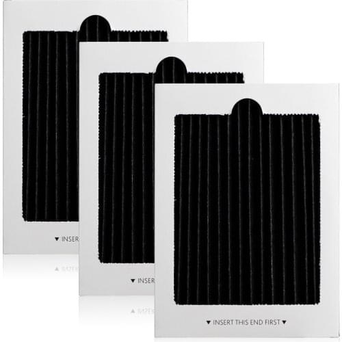 Refrigerator Air Filter Replacement 3 Packs Carbon Activated Filter Compatible with Frigidaire Pure Air Ultra Reduce Odors