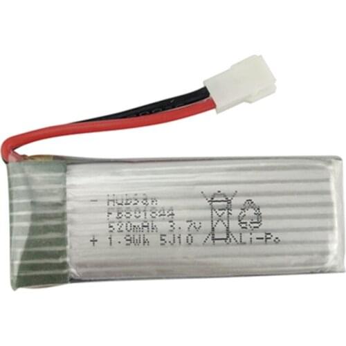 Hubsan X4 H107P aircraft battery 3.7V 520mah four-axis aircraft lithium battery H107P-09 spare parts for aircraft