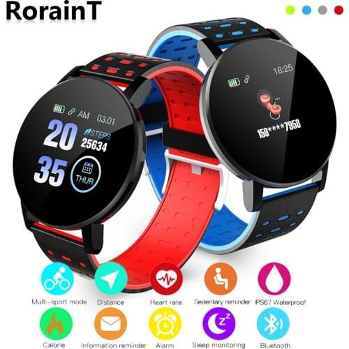Latest119plus Smart Fitness Bracelet Band With Measuring Pressure Pulse Meter Sport Activity Tracker Watch WristbandSmart watch