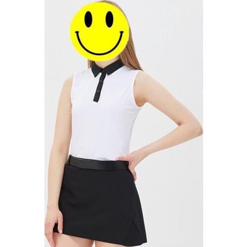 Summer Golf Apparel Womens Sleeveless T-Shirt Outdoor Sports Quick-Drying Breathable Self-Cultivation All-Match Shirt Jersey