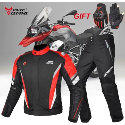 MOTOCENTRIC Motorcycle Jacket Suit Body Armor Protective Gear Waterproof Riding Warm Motorbike Jacket Pants Jaqueta Motoqueiro