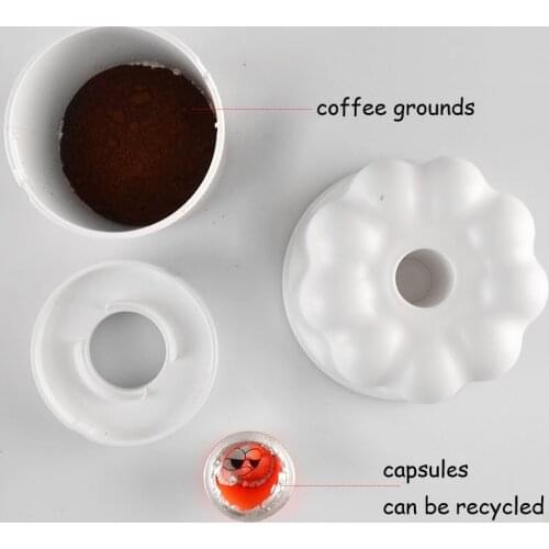 New Capsule Coffee Grounds Barrels Powder Grounds Barrels Home Coffeeware Powder Separation Barrels Push-type Waste Barrels 2021