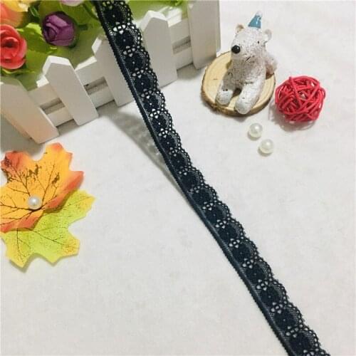 NS1947 2cm Hot Sale Elastic Polyester Lace Trimming for Lady Underwear