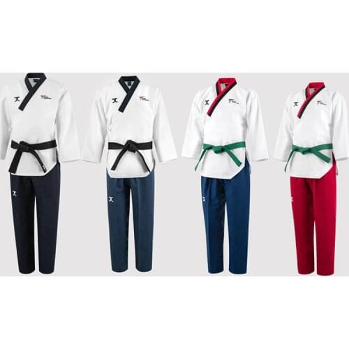 Original Jcalicu World Taekwondo Poomsae Dan doboks JC WT Junior Dan Male&Female Senior Dan Unisex Master Dan Taekwondo uniforms