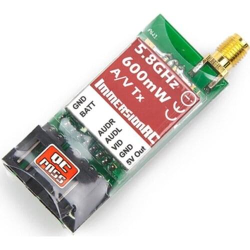 ImmersionRC 600mW 5.8G Video / Audio AV Sender Transmitter For FatShark Goggoles RC Multicopter Receivers Models Spare Part