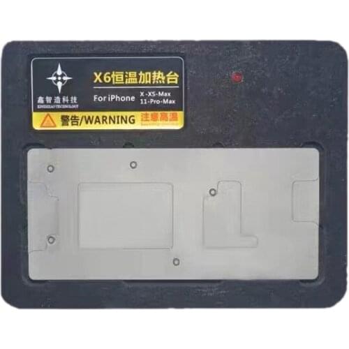 6 IN 1 Preheating Platform Heating Layering/Chip Positioning/Glue Removal for iPhone 11 Pro Max X XS MAX Motherboard